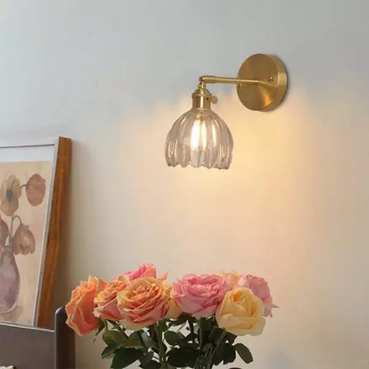 Éclat Nostalgique Tulipia - Wandapplikation aus Glas Tulpe