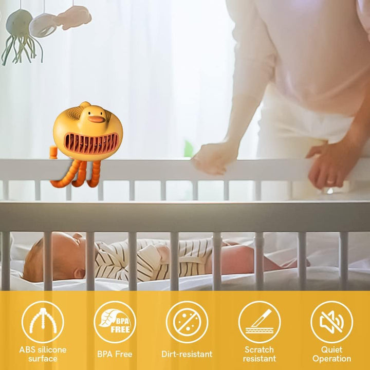 StrollerFan - Verstellbare Entenform Baby Kinderwagen Fan