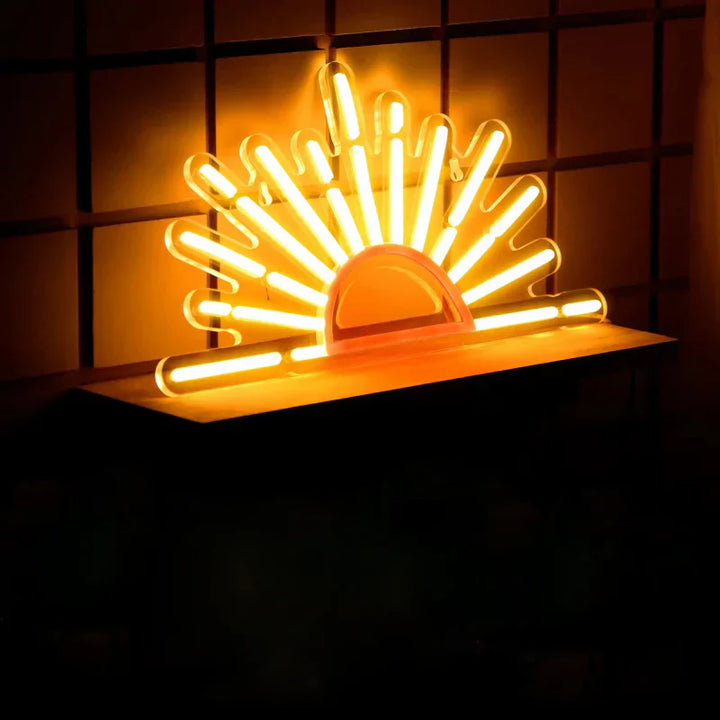 LED-Neonlicht „Aufgehende Sonne“