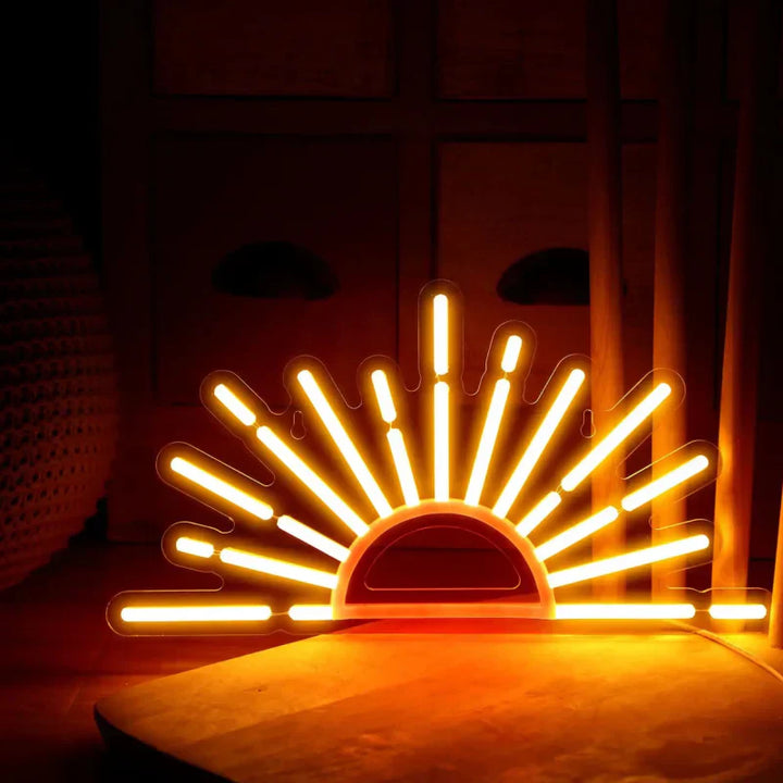 LED-Neonlicht „Aufgehende Sonne“