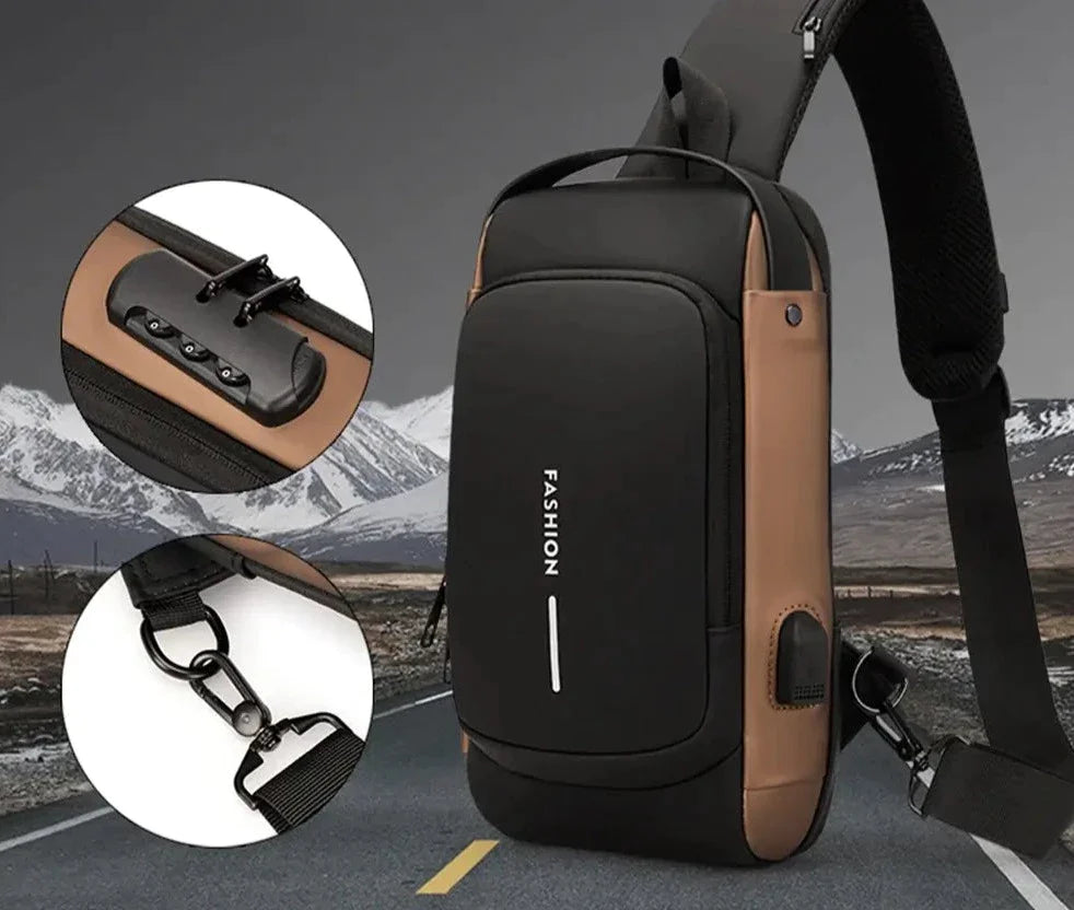 Fashion™ - Crossbody-Tasche mit USB-Ladefunktion