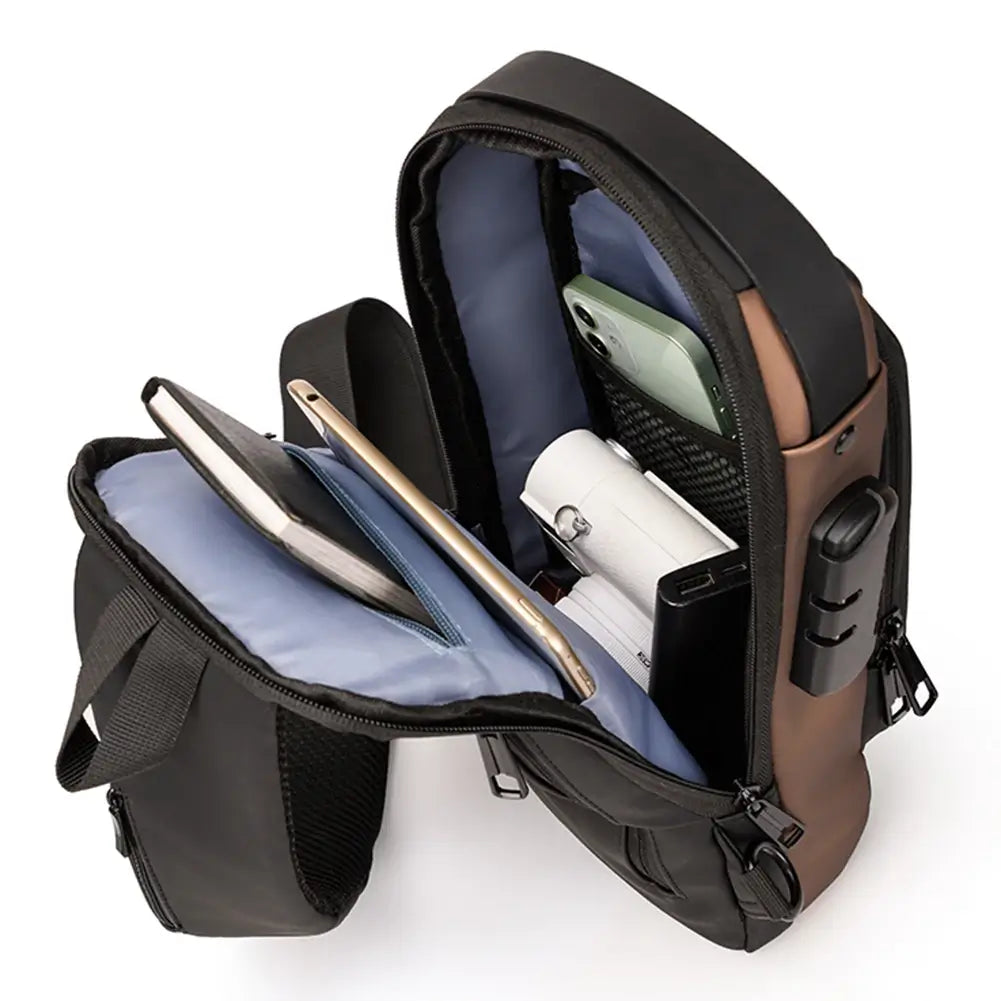 Fashion™ - Crossbody-Tasche mit USB-Ladefunktion
