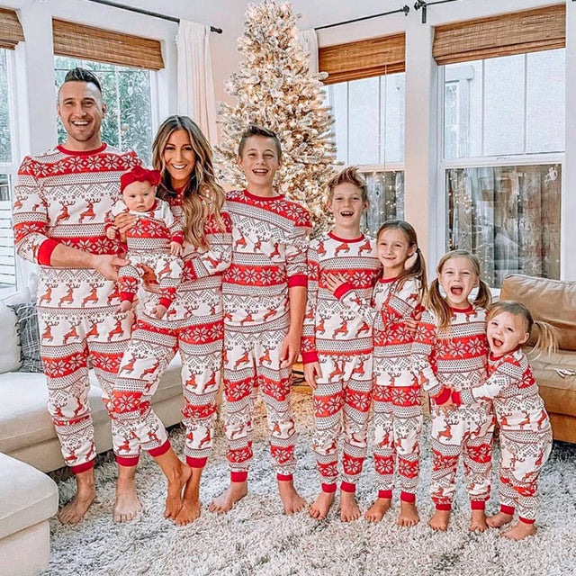 SCHNEE - Weihnachtspyjamas für die ganze Familie (1+1 gratis!)