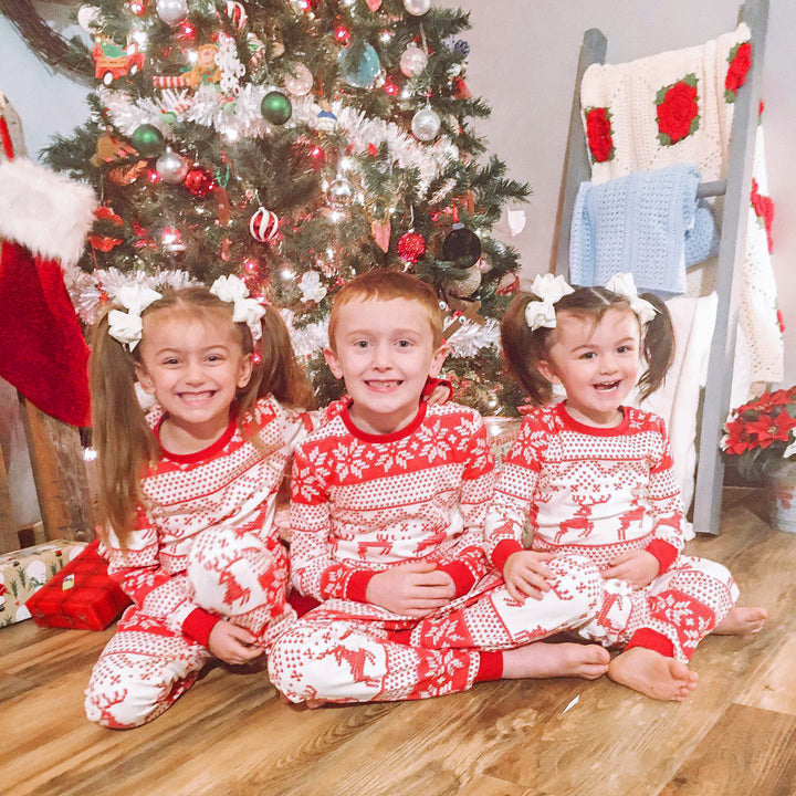 SCHNEE - Weihnachtspyjamas für die ganze Familie (1+1 gratis!)
