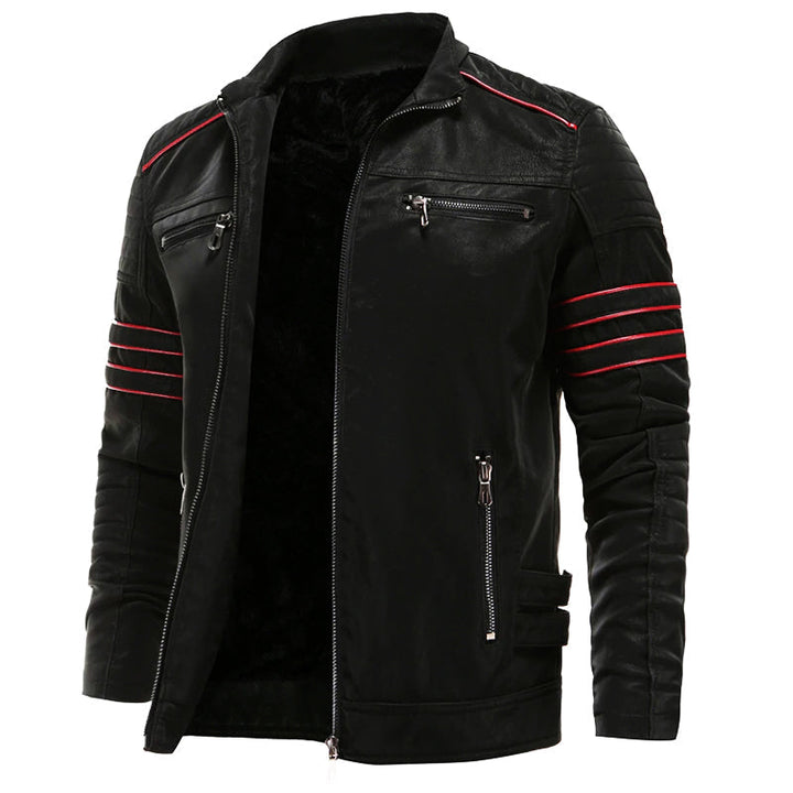 TIMO - Hochwertige Lederjacke (wind- und wasserdicht)