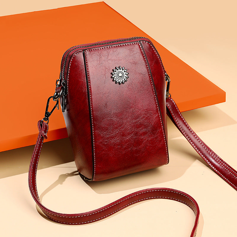 City Chic™ - Stylische Mini Crossbody Tasche aus Leder
