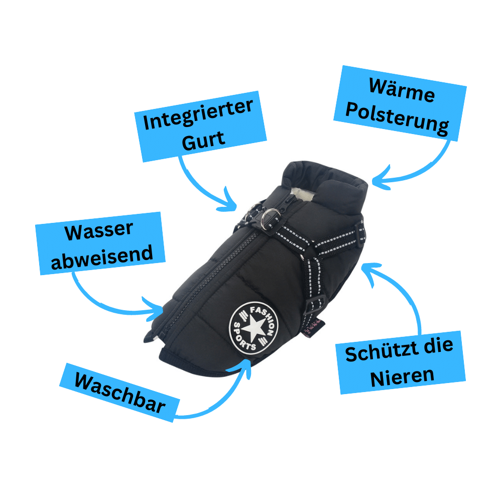 Gemütliche Winterjacke für Hunde™ - Maximale Wärme und Komfort für deinen Hund