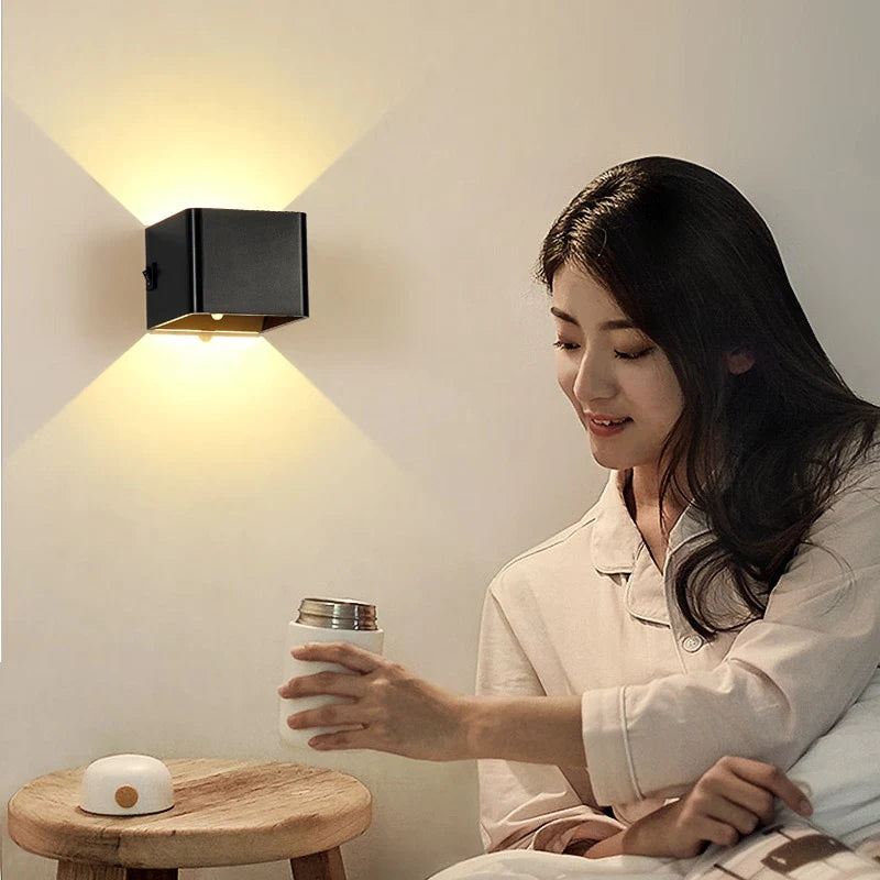 Light Cube™ - Die kabellose und luxuriöse Wandleuchte!