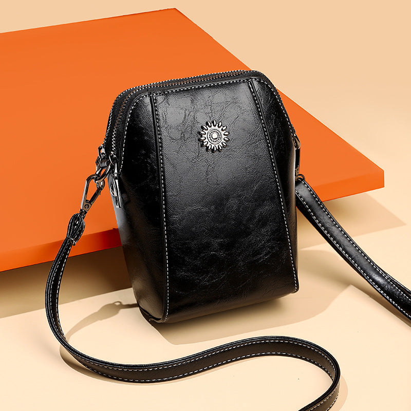 City Chic™ - Stylische Mini Crossbody Tasche aus Leder