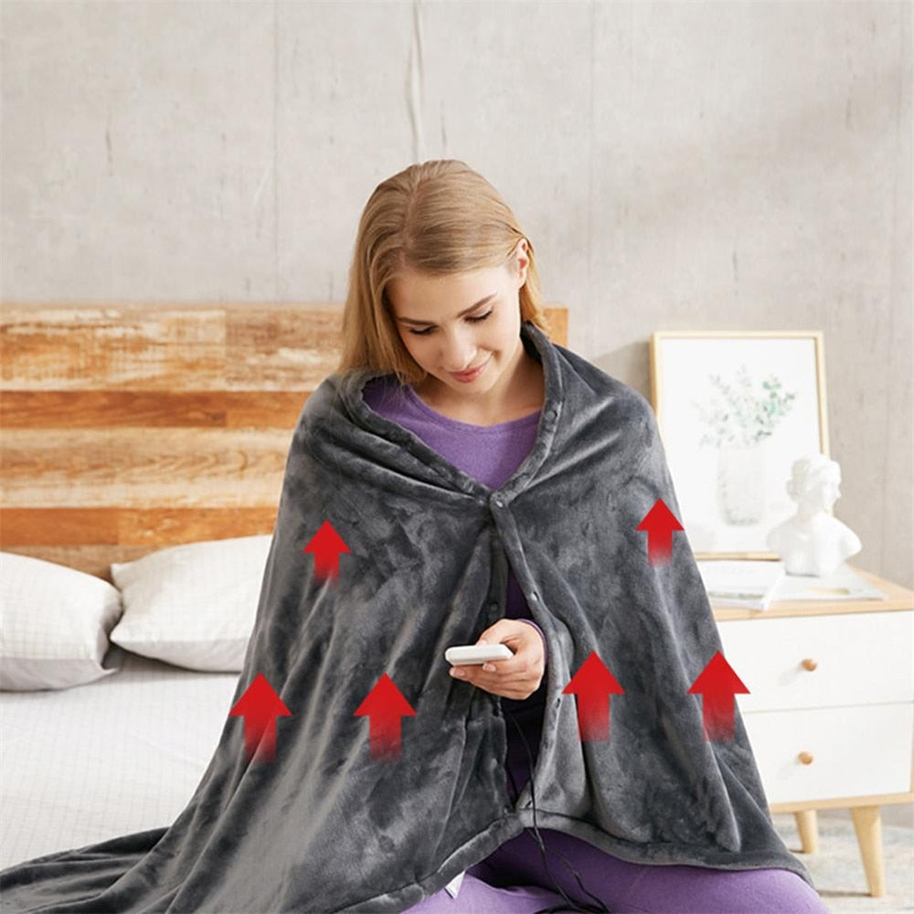 Electric Hug™ - Elektrische Fleecedecke mit integrierter Heizung