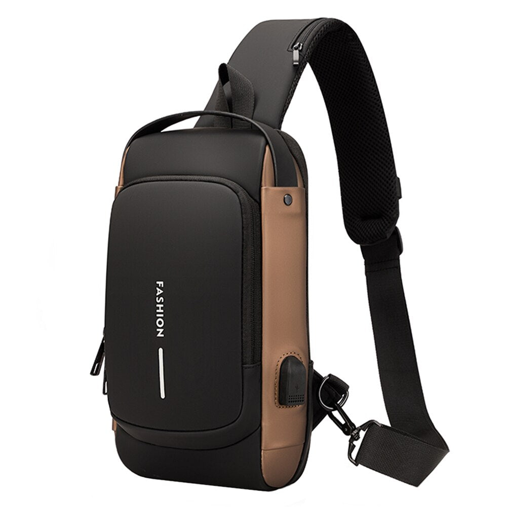 Fashion™ - Crossbody-Tasche mit USB-Ladefunktion