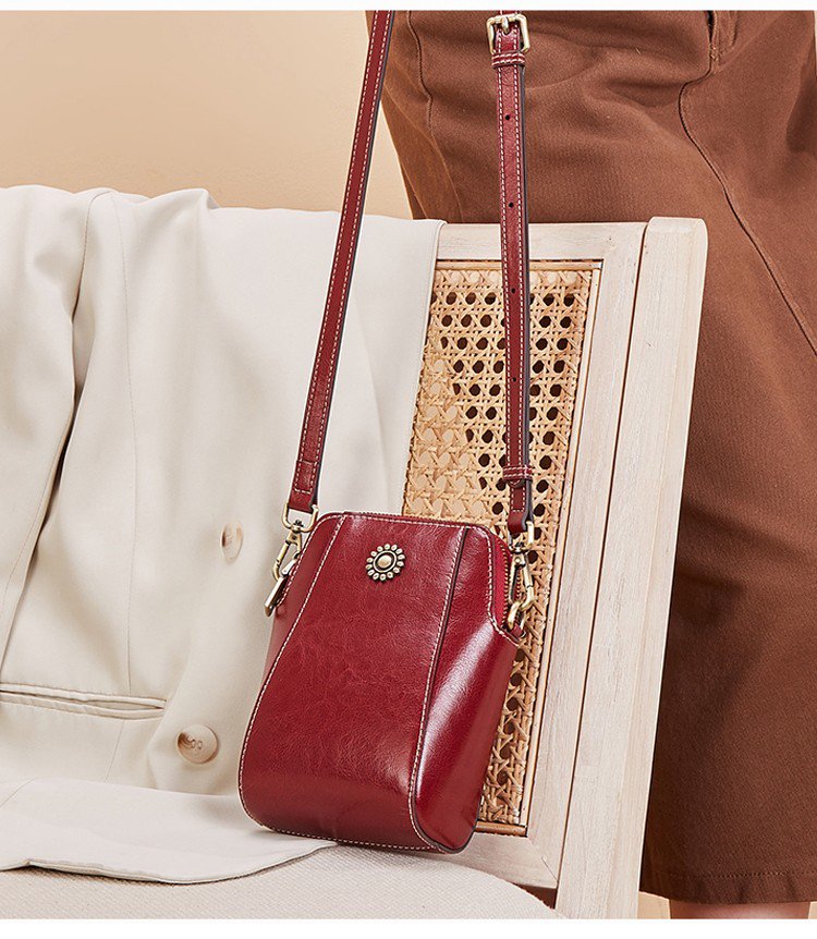 City Chic™ - Stylische Mini Crossbody Tasche aus Leder