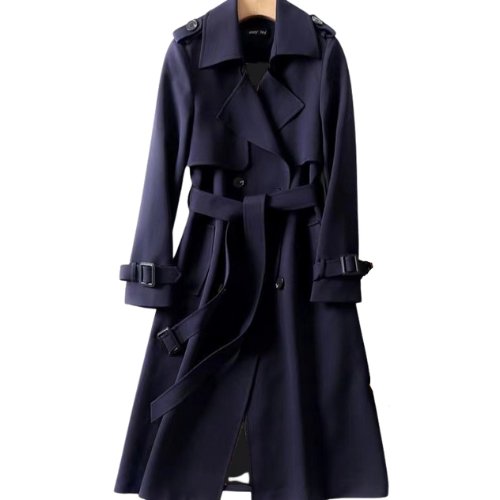 DELILAH - Stilvoller und langer Trenchcoat mit Gürtel