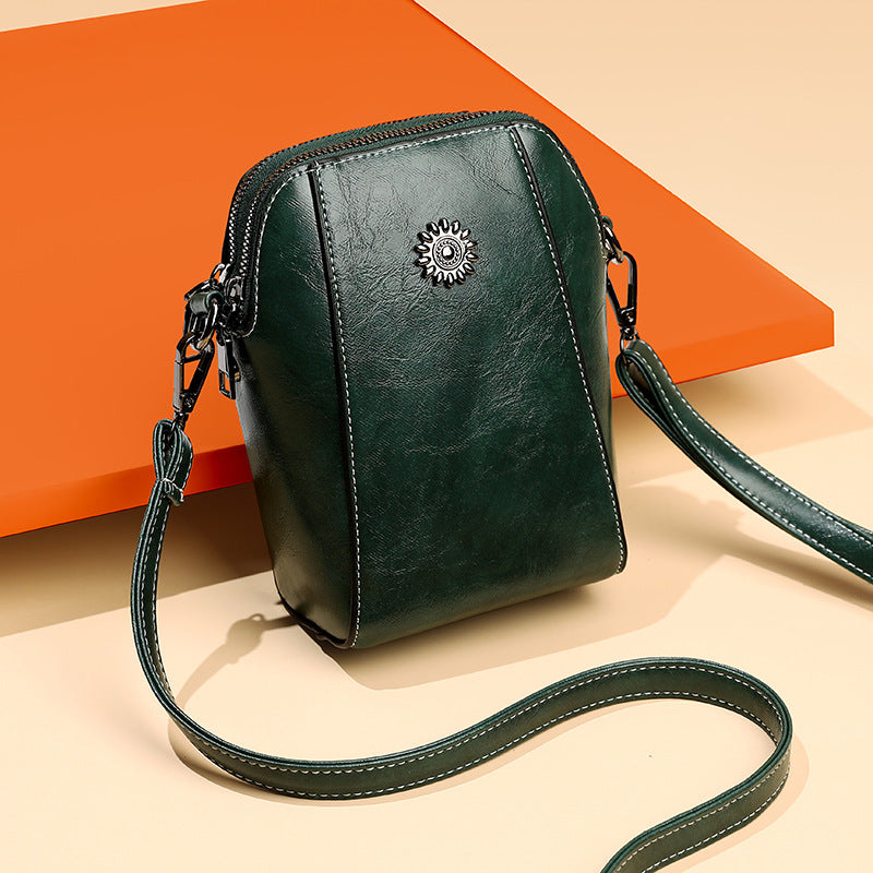 City Chic™ - Stylische Mini Crossbody Tasche aus Leder